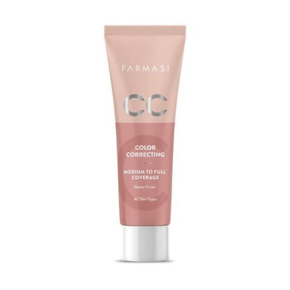 Farmasi CC Color Correcting Cream Full Coverage All Skin Tipes  1 Fl. Oz - Picture 1 of 11
